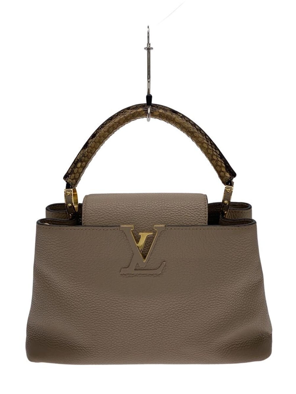 LOUIS VUITTON Capucines Parnassa Leather Solid